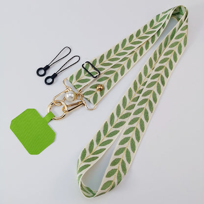 Mobile Phone Strap Lanyard Long Crossbody Shoulder Pearl Pendant