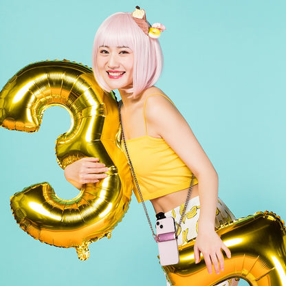 Phone Strap Crossbody Chain with 360° Rotating Clip – Universal Anti-Theft & Anti-Drop Phone Lanyard for Women (Gold) | GedZone