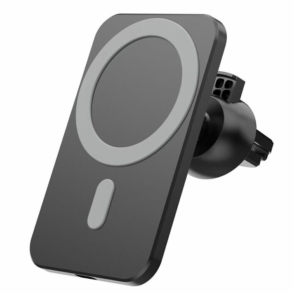Magnetic Wireless Charger Car Mount Holder For 12 13 14 Pro Max MagSafe