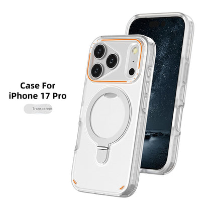 360 Rotation Stand Holder Magnetic Matte Phone Case For i-Phone 17 Pro 17 Max Plus Shockproof Protection Cover Shell | GedZone